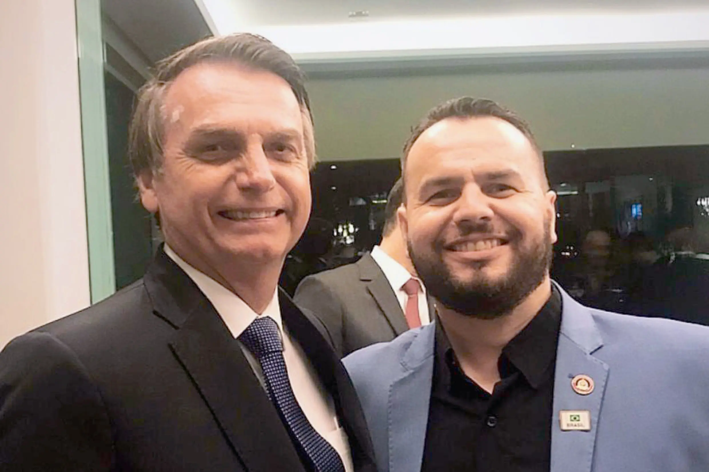 Gil Diniz e Jair Bolsonaro